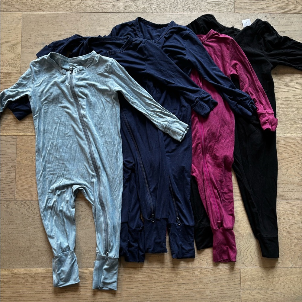 Lot of 5 bamboo pajamas - please read description